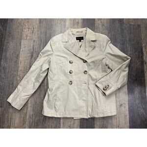 Braetan Beige Double-Breasted Nautical Jacket